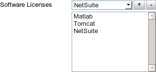 List Editor Select Box