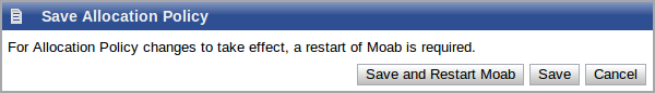 'Save and restart' dialog